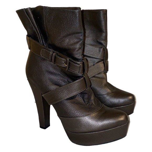 Sofia “tailgate” women’s size 8.5 platform heeled boots - Picture 1 of 7